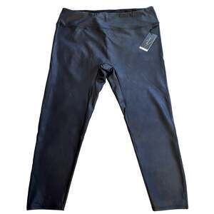NWT NYDJ Sculpt-Her Skinny Pull On Lift Tuck Scuba Black Leggings 3X Whimsygoth